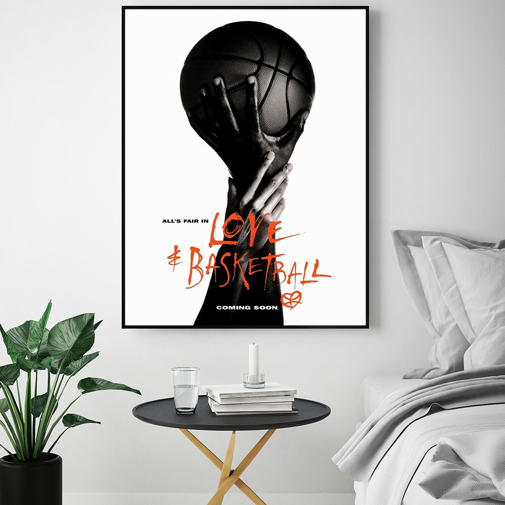Home Decor Quotes On Wall - Sports Love Basketball Canvas Painting Motivative
