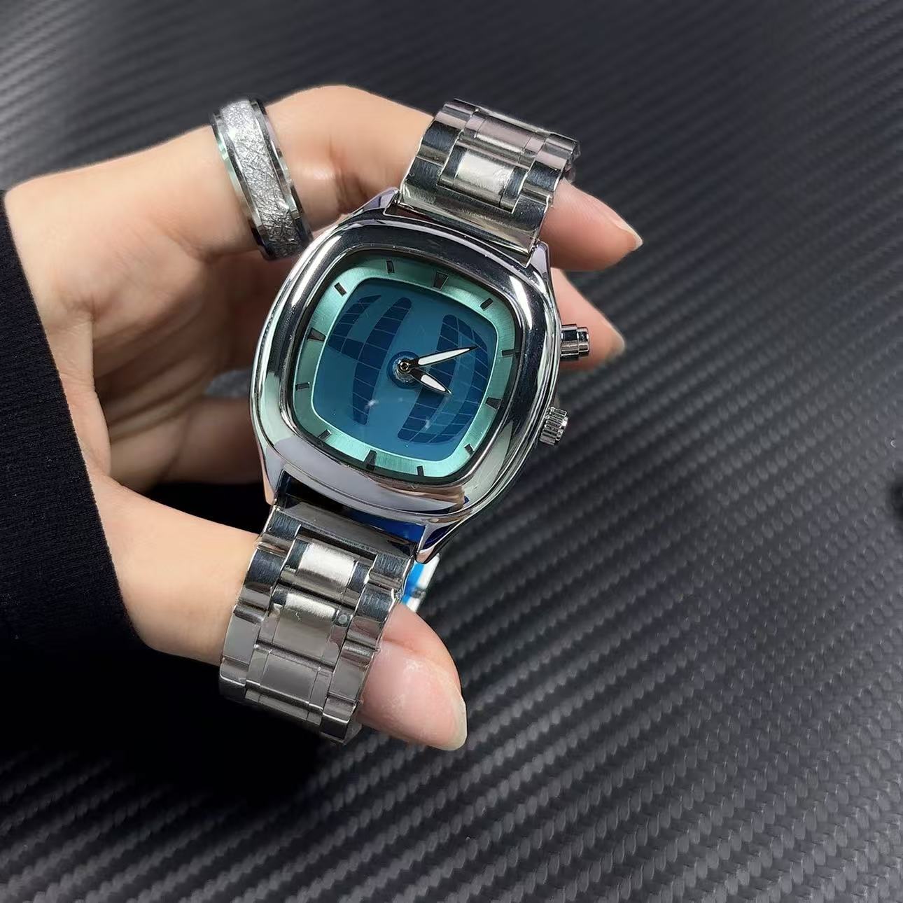 Vintage Alarm Clock - PAAZOMU Men's Quartz Watch Fashion Square