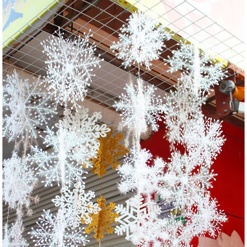 Home Decor Xmas Tree - 30pcs Christmas Snowflake Ornament Xmas Tree