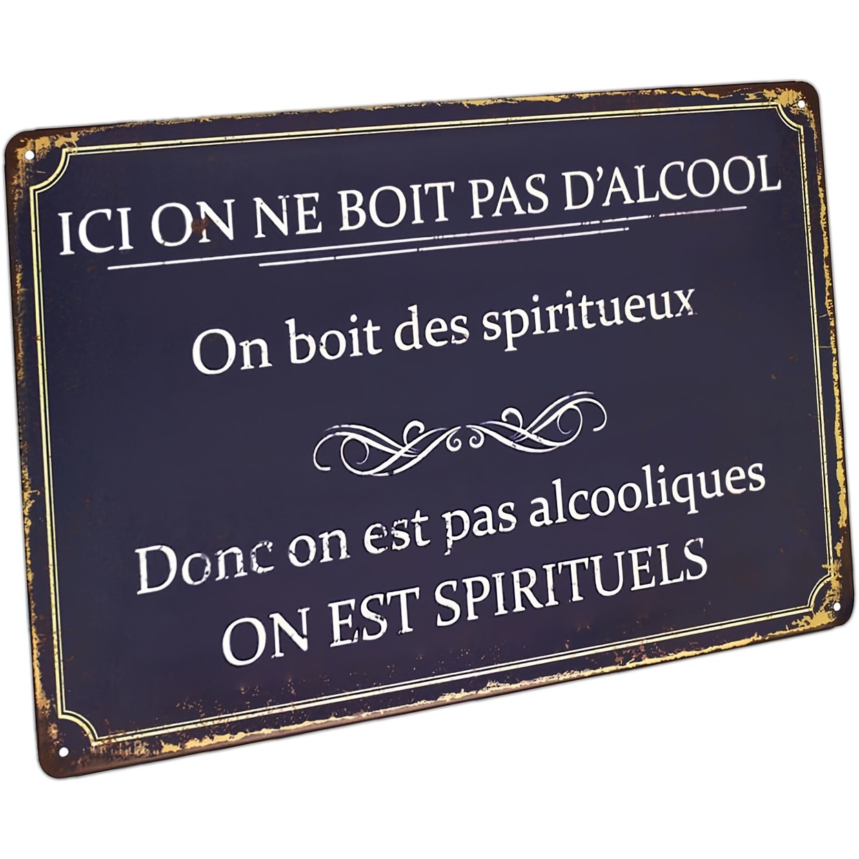 Home Decor Quotes On Wall - Vintage Metal Sign 