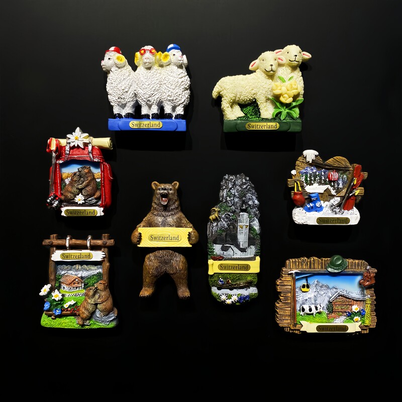 Home Decor Zurich - Bern Zurich Switzerland 3D Fridge Magnets