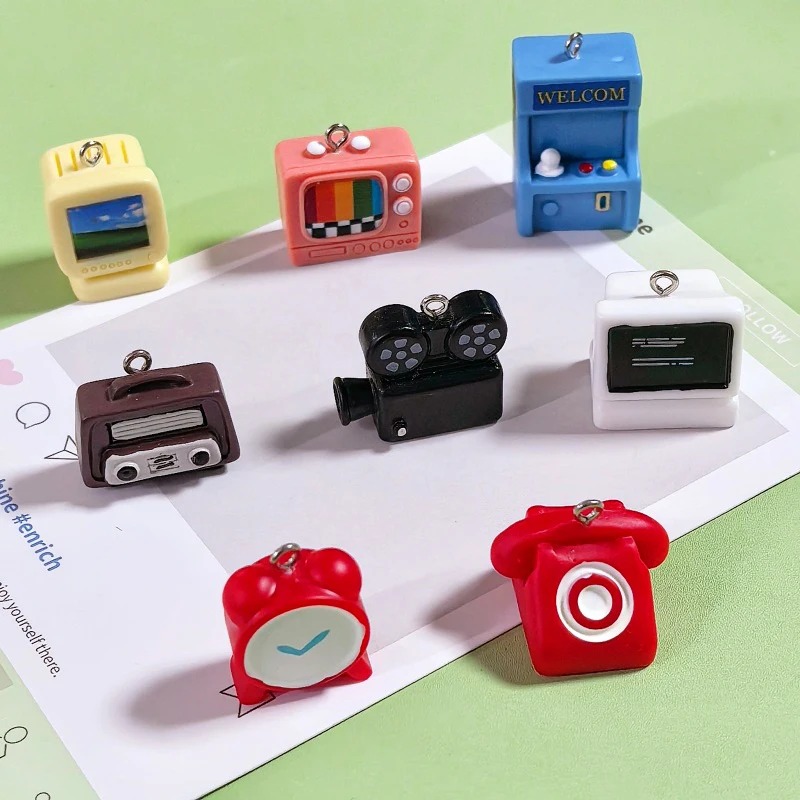 8pcs 3D Mini Computer Game Con - огляд і ціна Vintage Alarm Clock