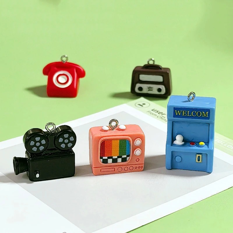 8pcs 3D Mini Computer Game Con - огляд і ціна Vintage Alarm Clock