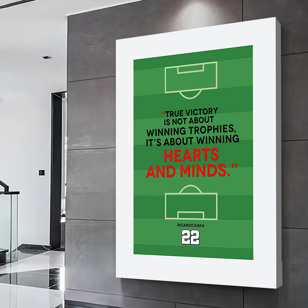 Ricardo Kaka Quote on Soccer F - огляд і ціна Home Decor Quotes On Wall