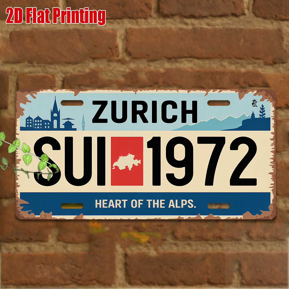 AL Sign - Vintage Durable Meta - огляд і ціна Home Decor Zurich