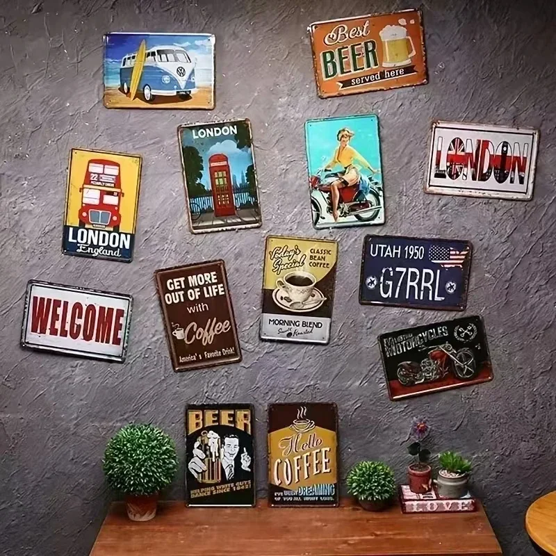 Metal Tin Signs Zurich Paulane - огляд і ціна Home Decor Zurich