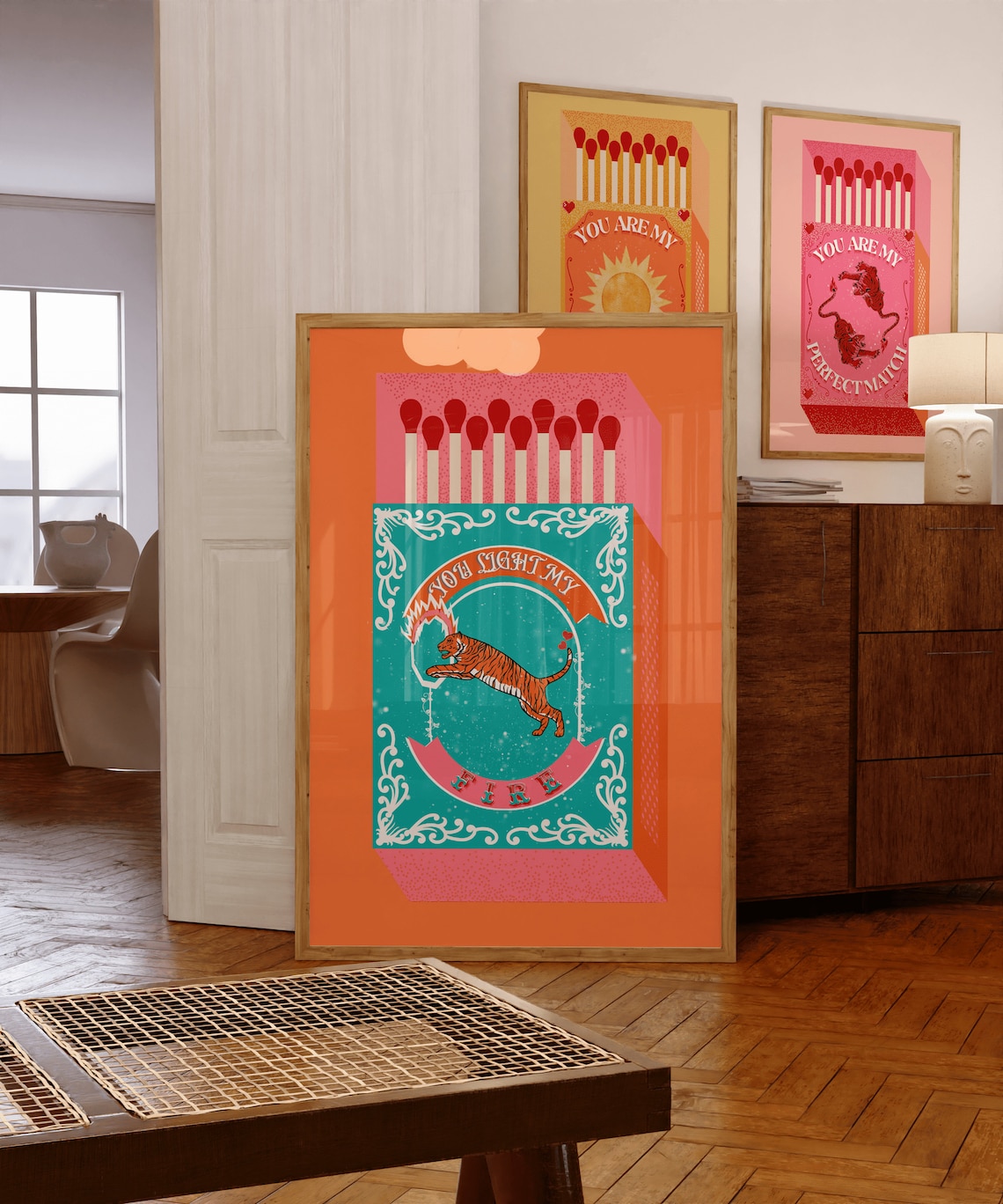 You Light My Fire Orange Match - огляд і ціна Home Decor Orange