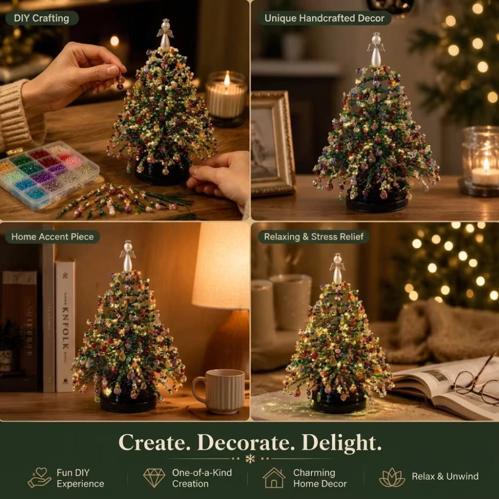 DIY Christmas Tree Bead Kit Be - огляд і ціна Home Decor Xmas Tree