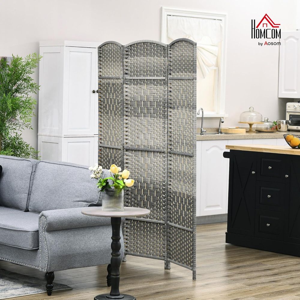 Handwoven PP 3-Panel Room Divi - огляд і ціна Room Divider Screen