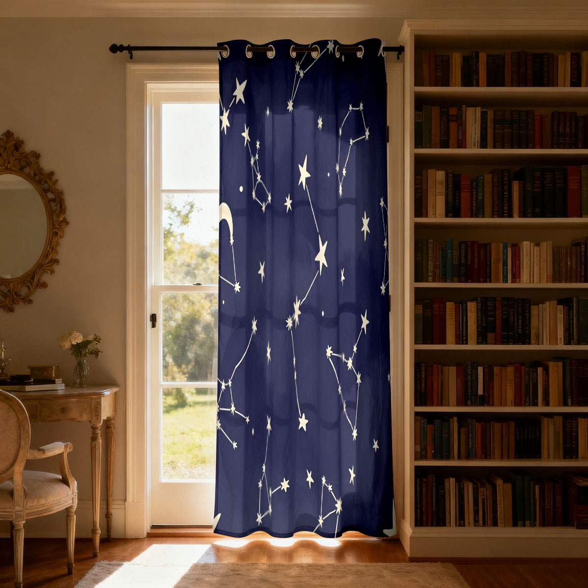1pc Retro Rose Floral Single L - огляд і ціна Home Decor Curtain