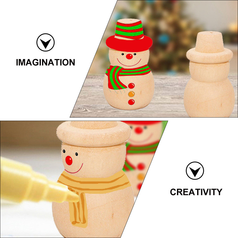 20Pcs Handmade Coloring Puppet - огляд і ціна Home Decor Xmas Tree