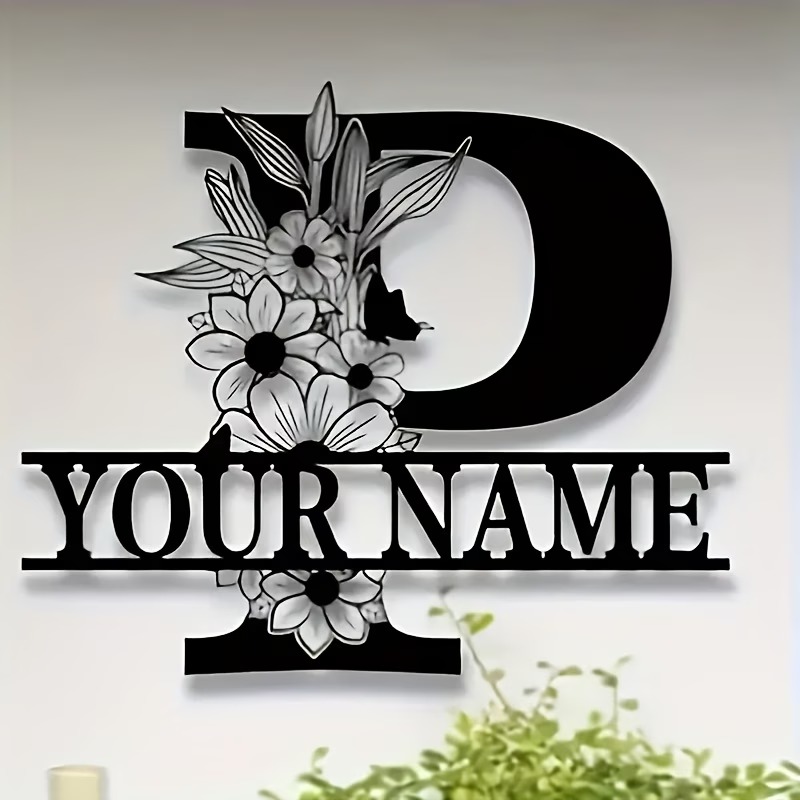 Custom Surname Metal Sign, Cou - огляд і ціна Home Decor Outside