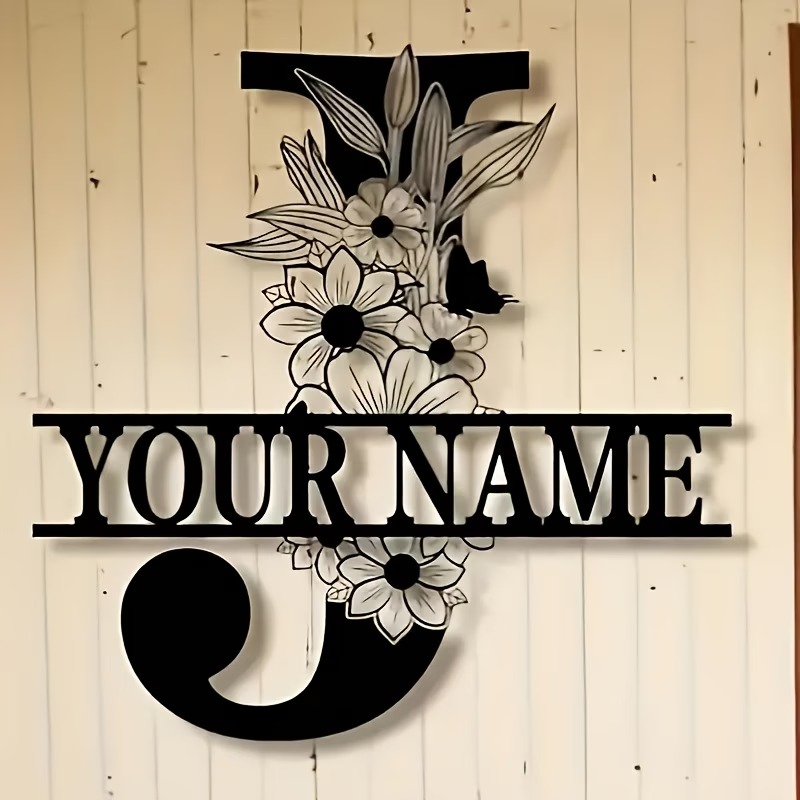 Custom Surname Metal Sign, Cou - огляд і ціна Home Decor Outside