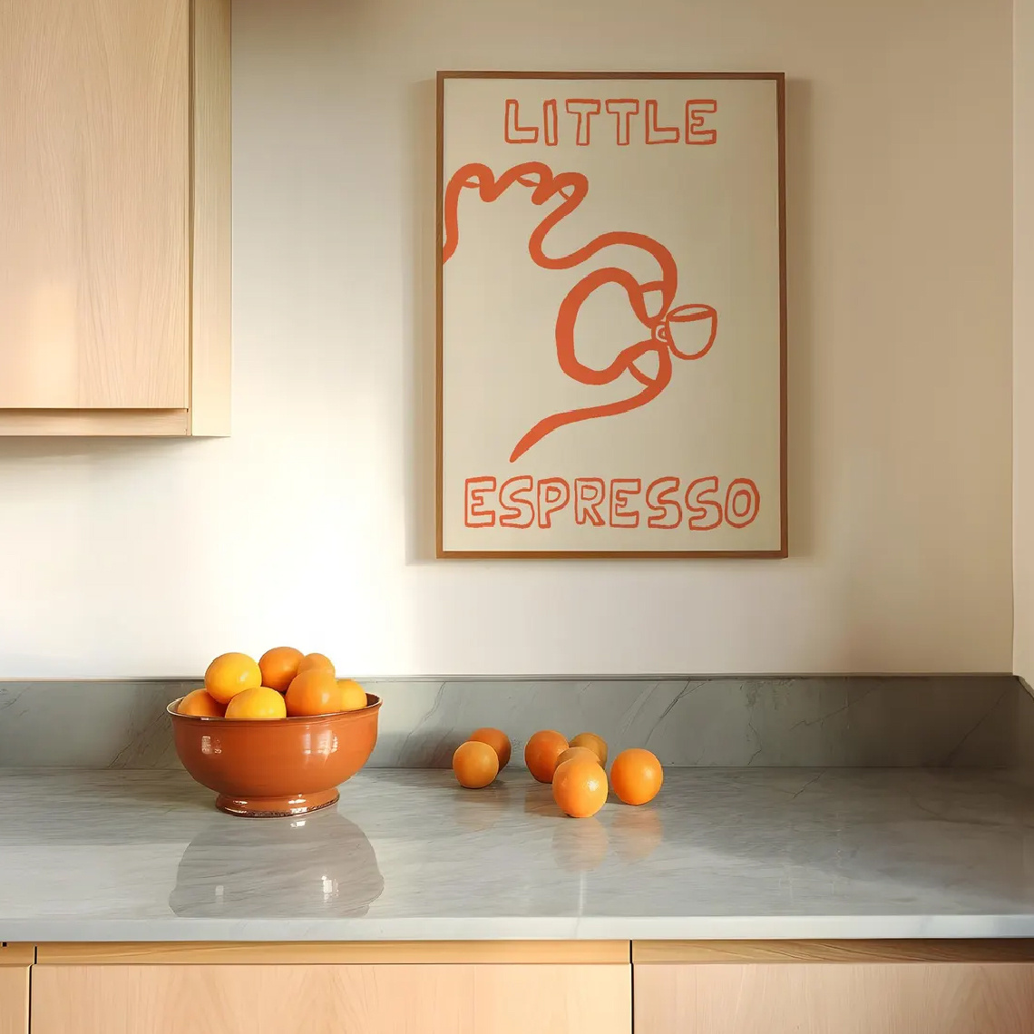 1/3pcs Italian Coffee Canvas P - огляд і ціна Home Decor Orange