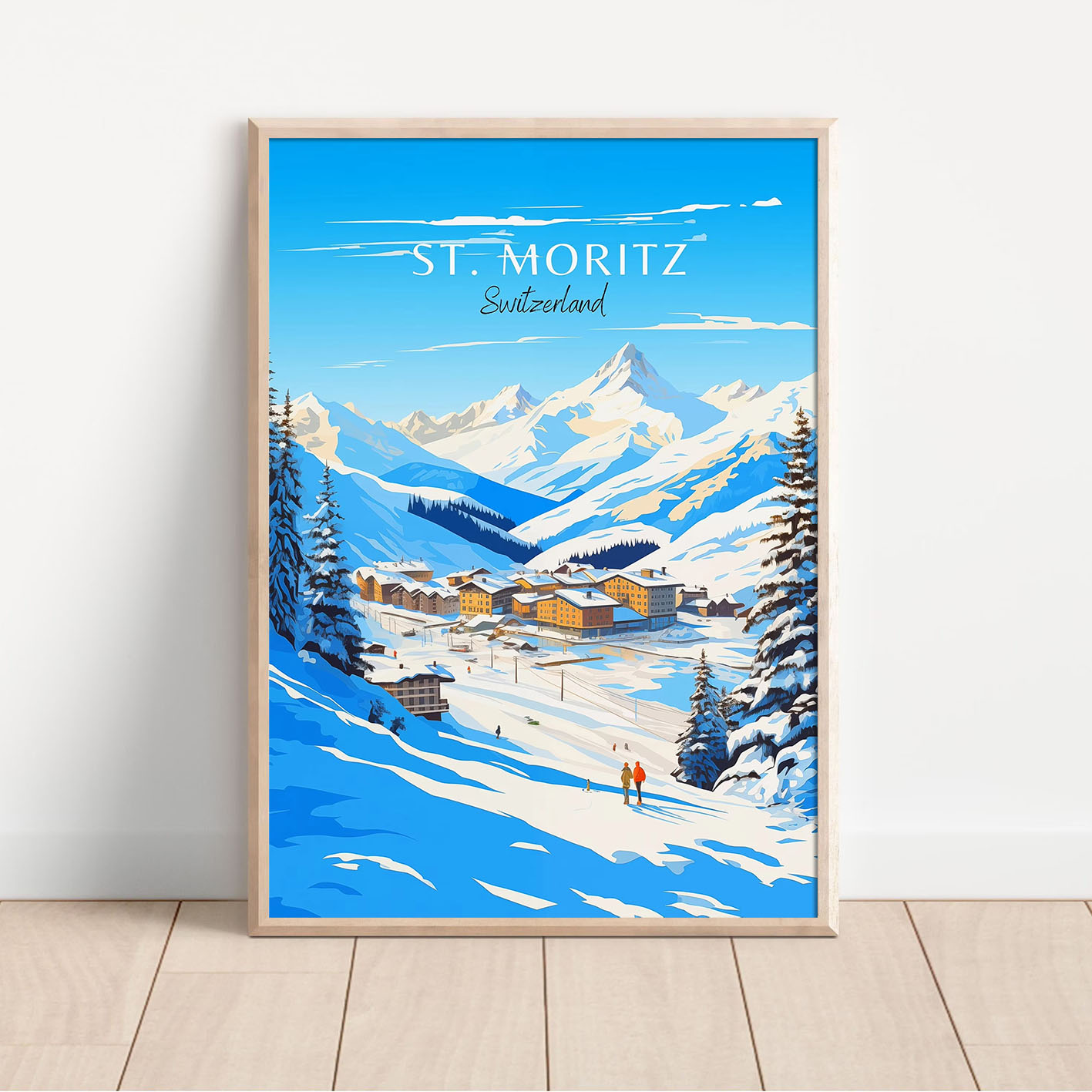Swiss Alps Winter Landscape Ca - огляд і ціна Home Decor Zurich