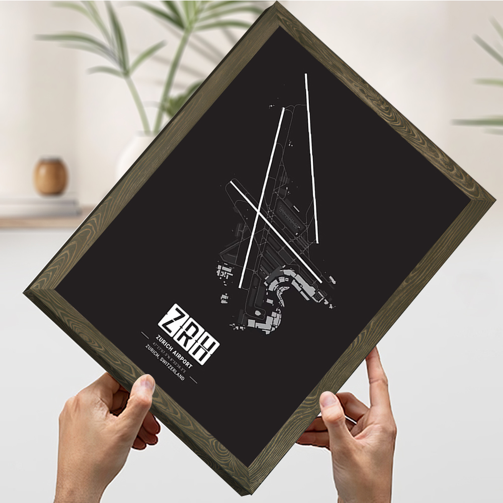 Zurich Airport Map Printing Po - огляд і ціна Home Decor Zurich