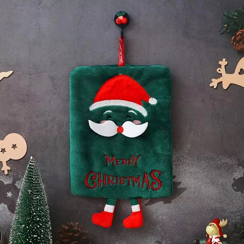 Xmas Hanging Hand Towel Coral  - огляд і ціна Home Decor Xmas Tree