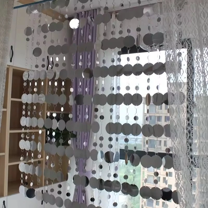Silver Sequin Backdrop Curtain - огляд і ціна Room Divider Screen