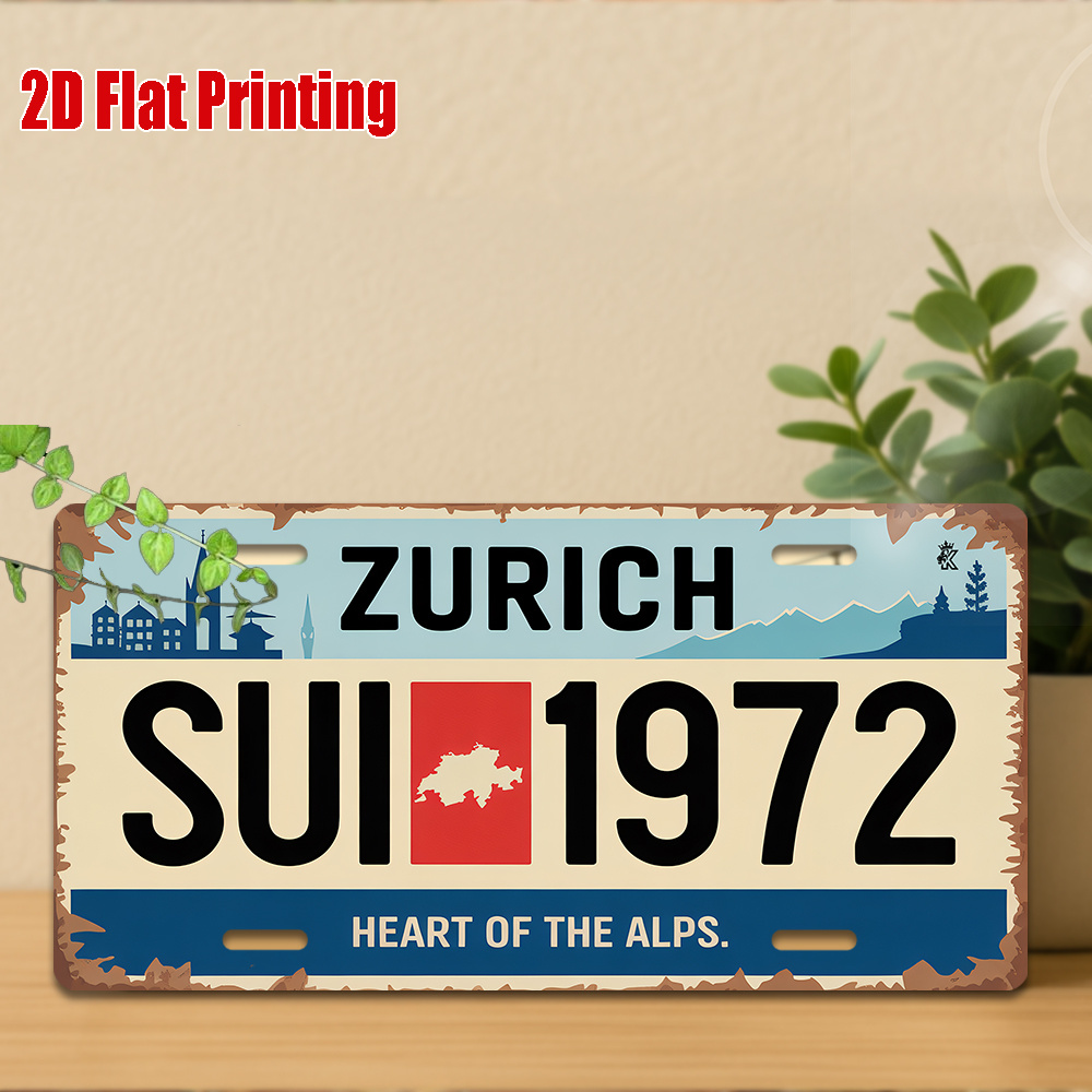 AL Sign - Vintage Durable Meta - огляд і ціна Home Decor Zurich