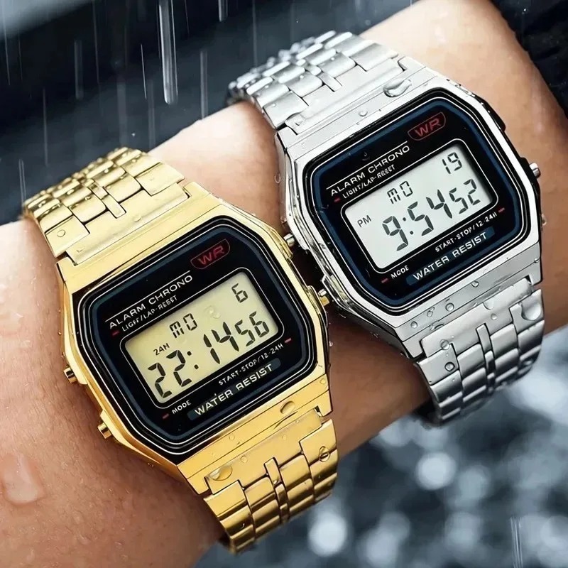 F91W Band Watch Waterproof Ret - огляд і ціна Vintage Alarm Clock