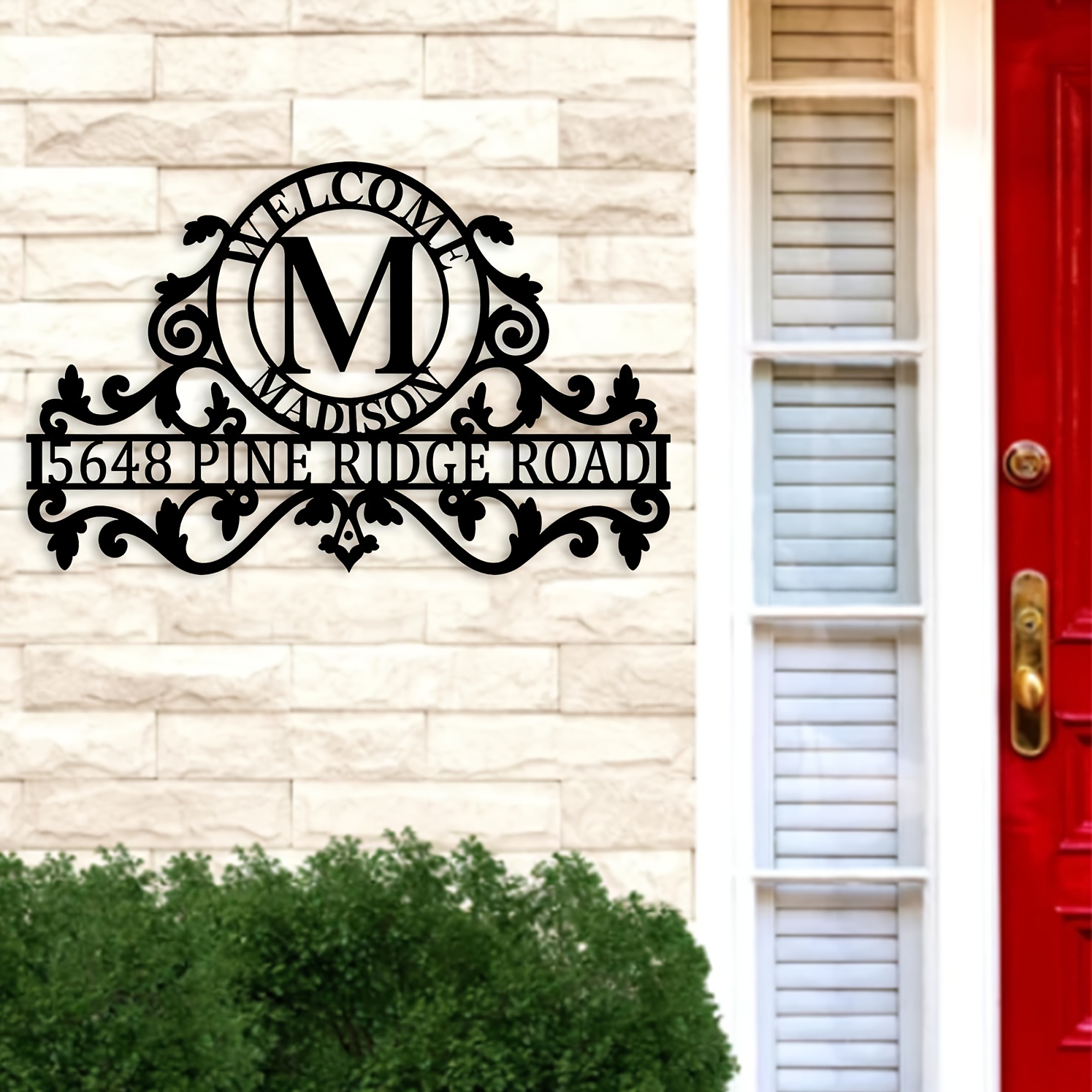 Custom Metal Outdoor/Indoor Ad - огляд і ціна Home Decor Outside