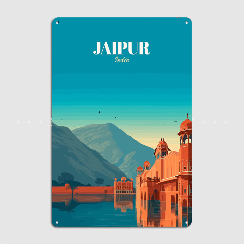 Jaipur, India Travel Poster Me - огляд і ціна Home Decor Jaipur