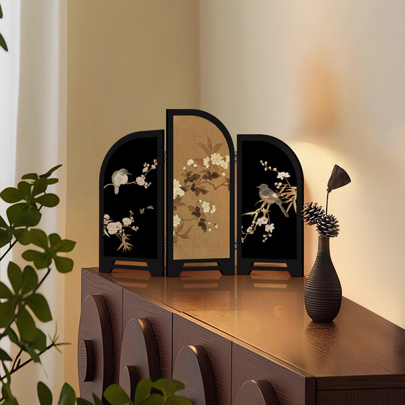 Chinese Style Mini Folding Scr - огляд і ціна Room Divider Screen