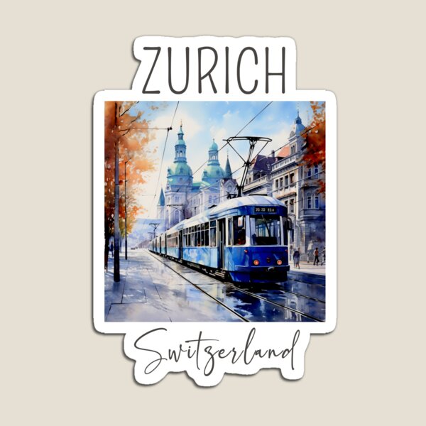 A Watercolor Design Of Zurich  - огляд і ціна Home Decor Zurich