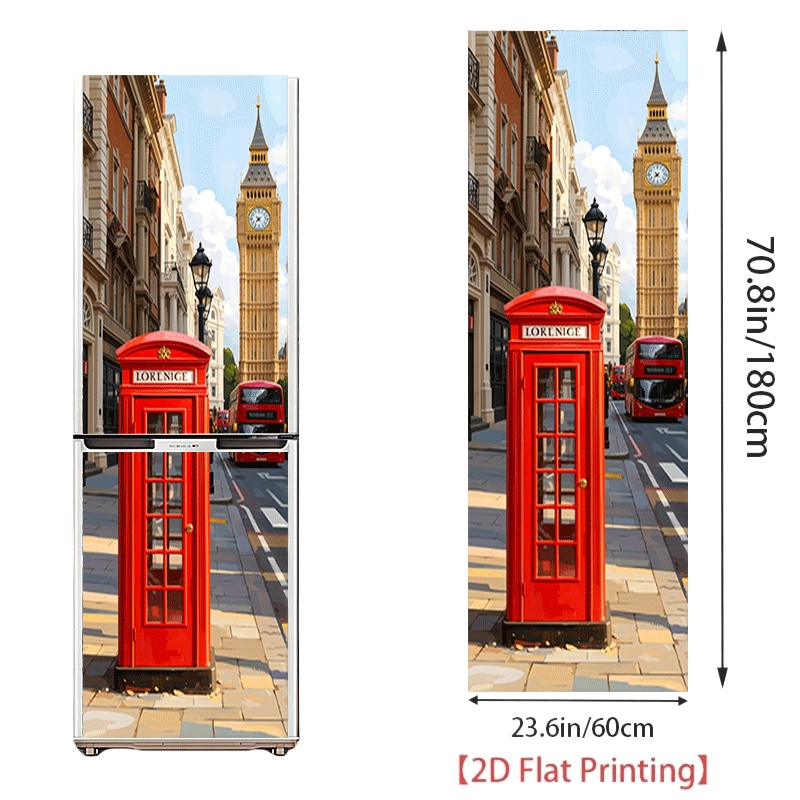 [23.62×70.87 inch] London Stre - огляд і ціна Home Decor London