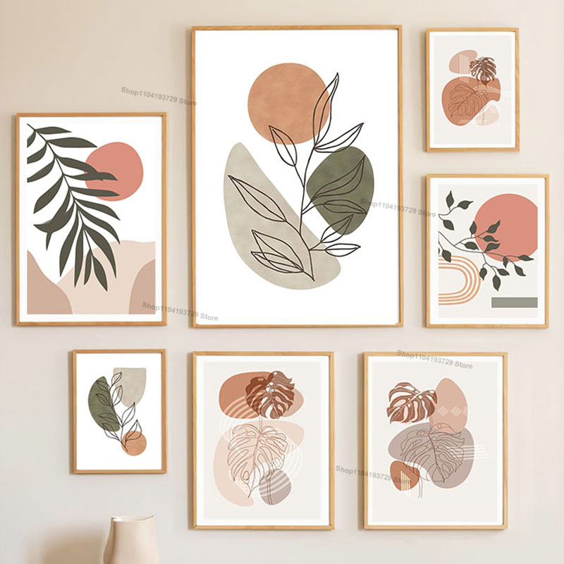 Boho Green Orange Leaf Sun Rai - огляд і ціна Home Decor Orange