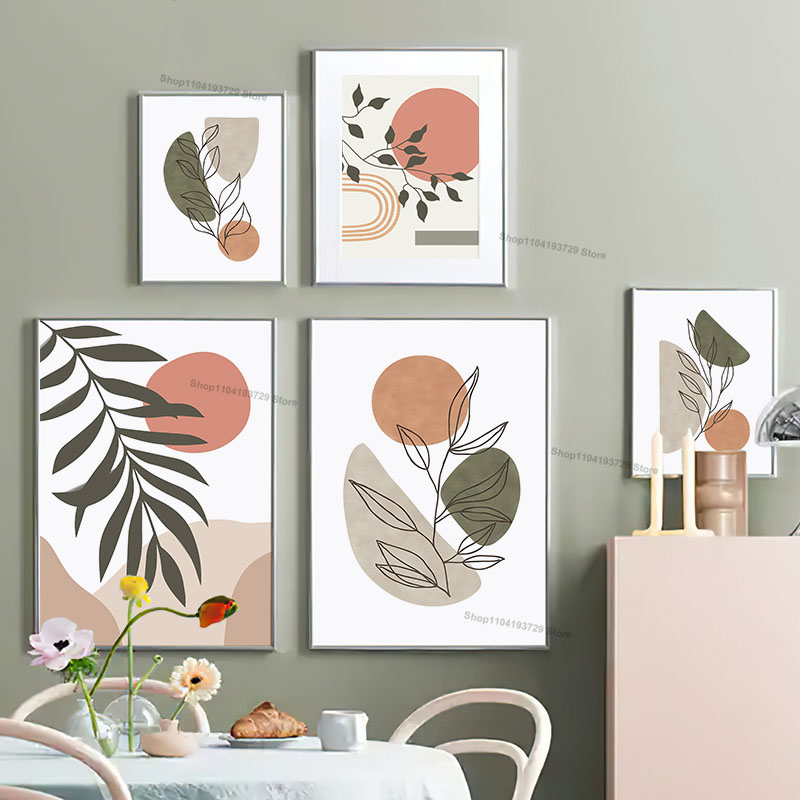 Boho Green Orange Leaf Sun Rai - огляд і ціна Home Decor Orange