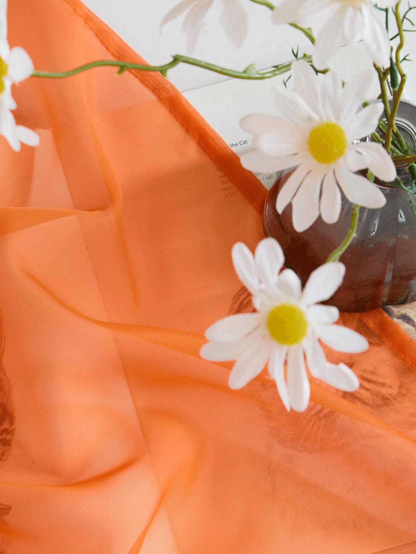 1pc Elegant Transparent Orange - огляд і ціна Home Decor Curtain