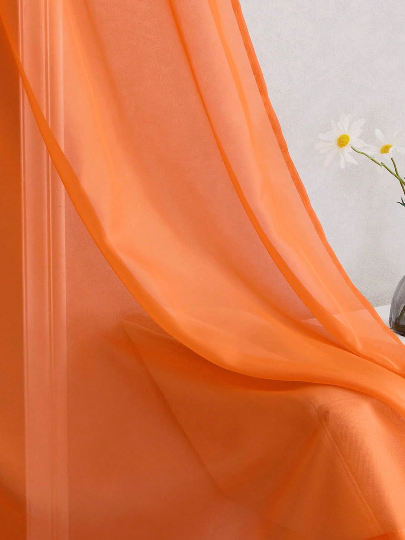 1pc Elegant Transparent Orange - огляд і ціна Home Decor Curtain