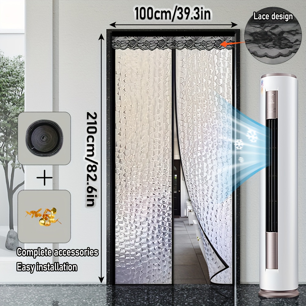 Magnetic EVA Thermal Door Curt - огляд і ціна Room Divider Screen