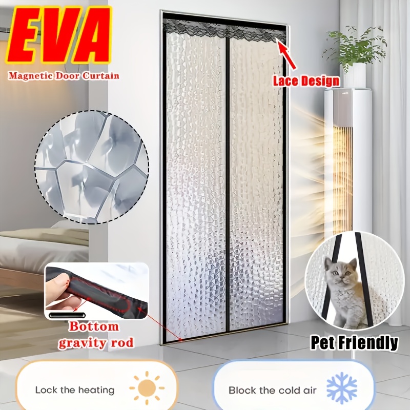 Magnetic EVA Thermal Door Curt - огляд і ціна Room Divider Screen