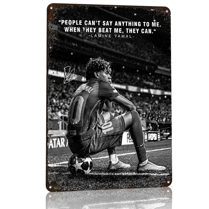 Lamine Yamal Quote on Soccer F - огляд і ціна Home Decor Quotes On Wall
