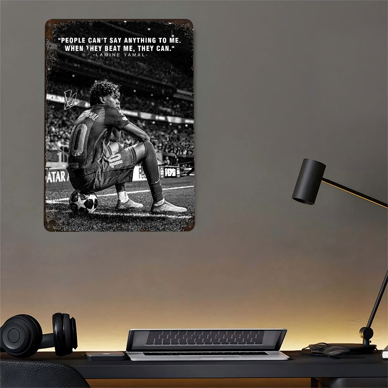 Lamine Yamal Quote on Soccer F - огляд і ціна Home Decor Quotes On Wall