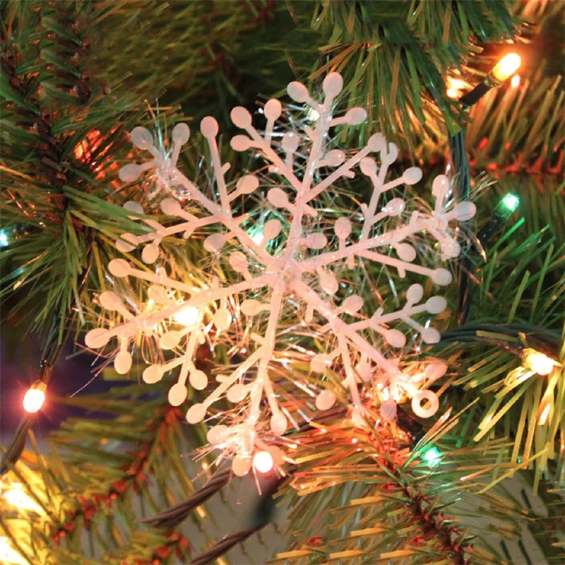 30pcs Christmas Snowflake Orna - огляд і ціна Home Decor Xmas Tree
