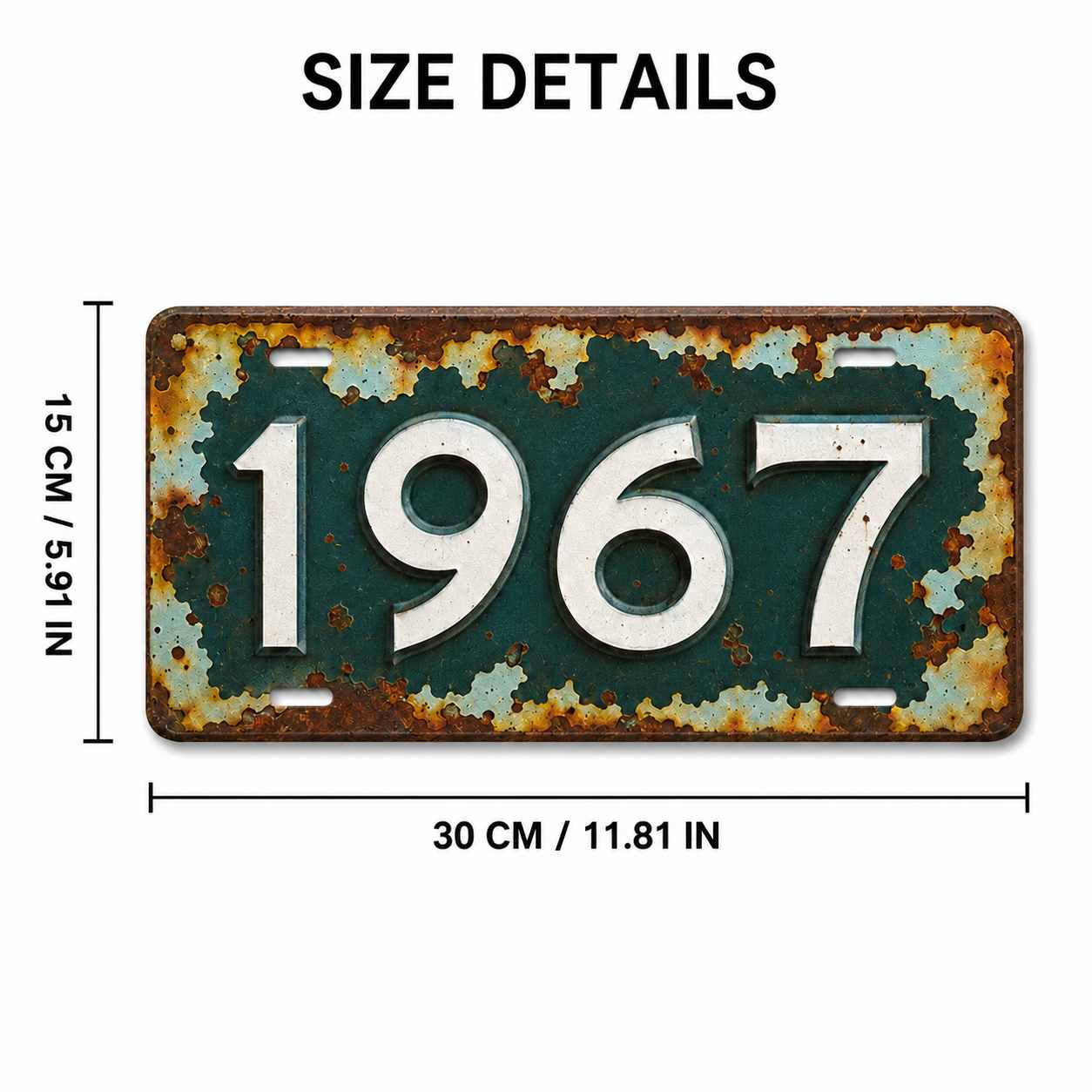 2D Flat,1pc Vintage Metal  Sig - огляд і ціна Home Decor Zurich