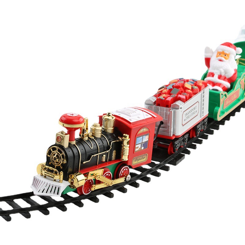 Electric Christmas Train Set M - огляд і ціна Home Decor Xmas Tree