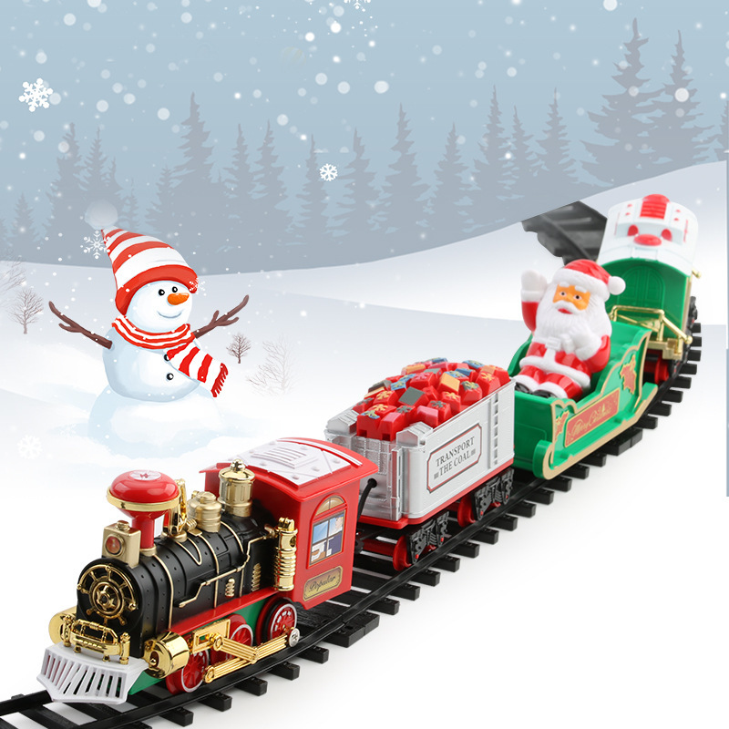 Electric Christmas Train Set M - огляд і ціна Home Decor Xmas Tree