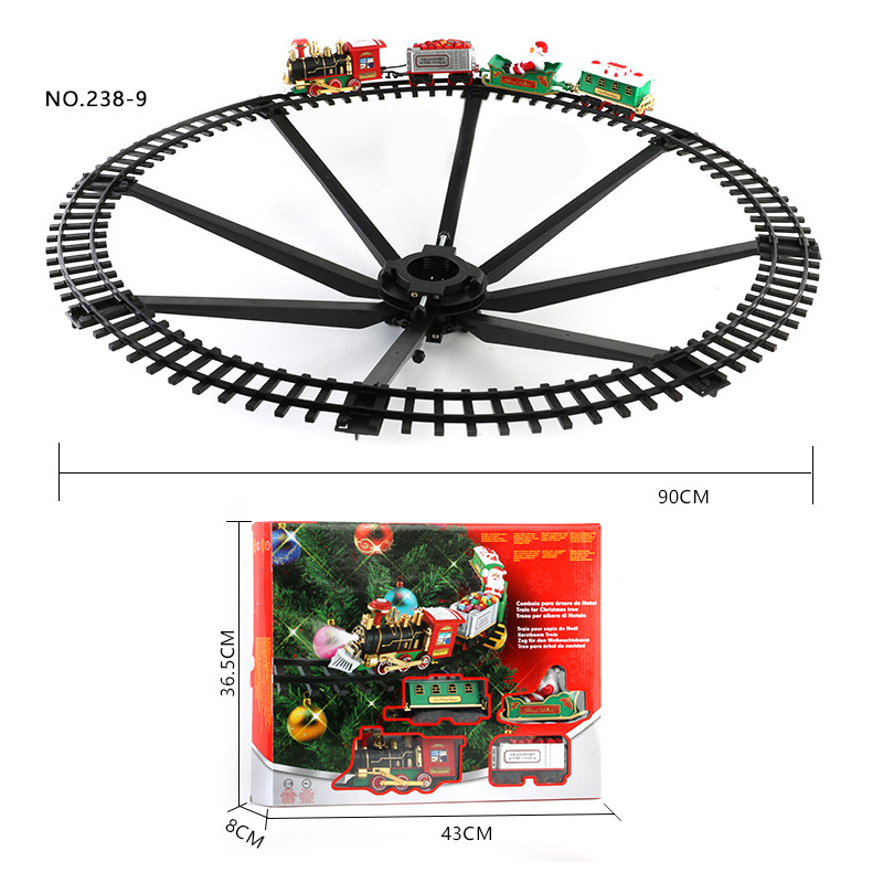 Electric Christmas Train Set M - огляд і ціна Home Decor Xmas Tree