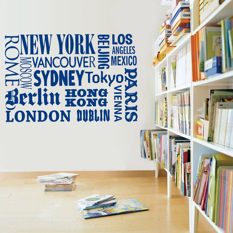 New York London Paris Quote wa - огляд і ціна Home Decor London