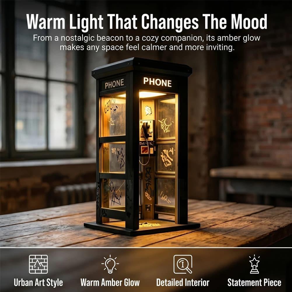 Vintage London Telephone Booth - огляд і ціна Home Decor Lamp