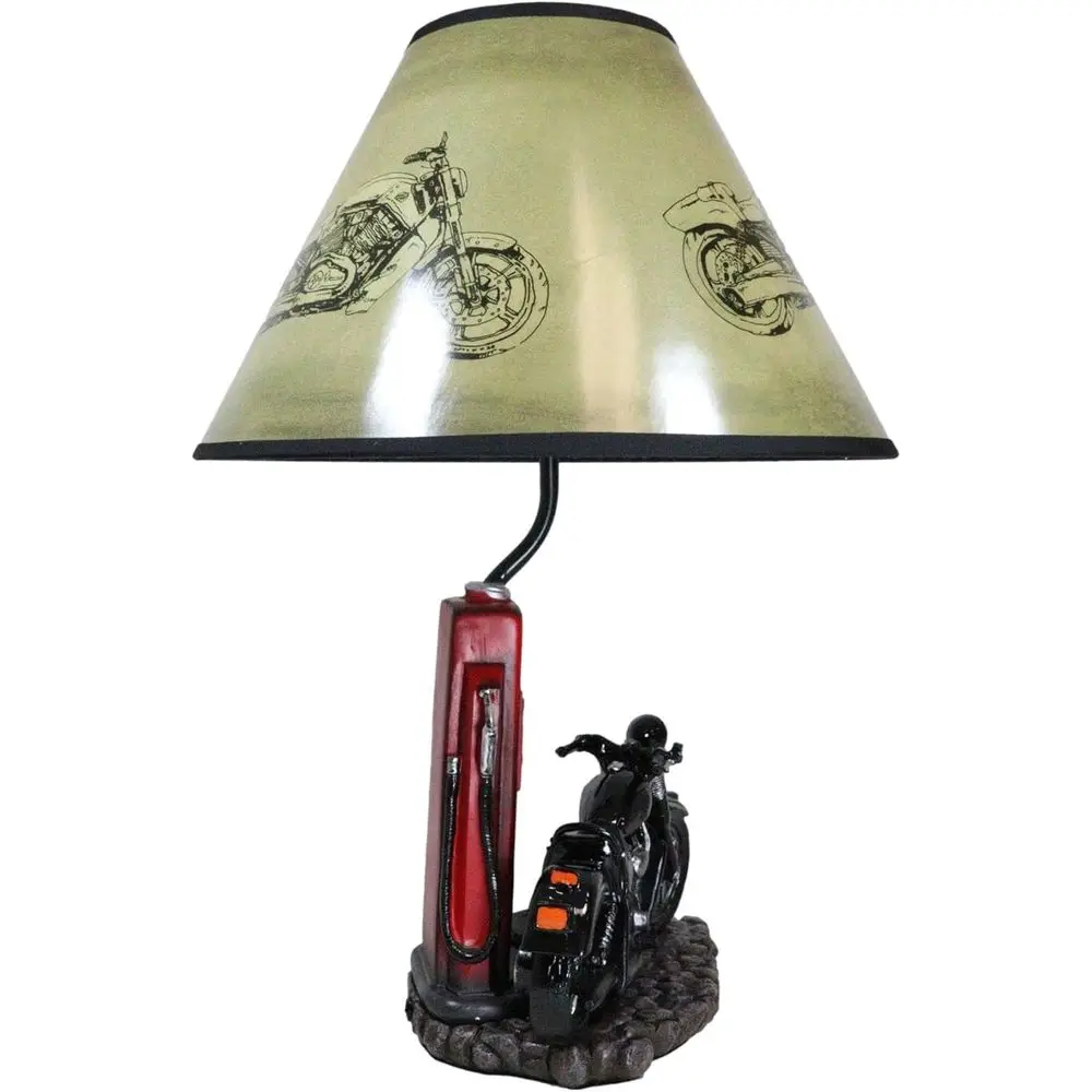 Vintage Retro Black Motorcycle - огляд і ціна Home Decor Lamp