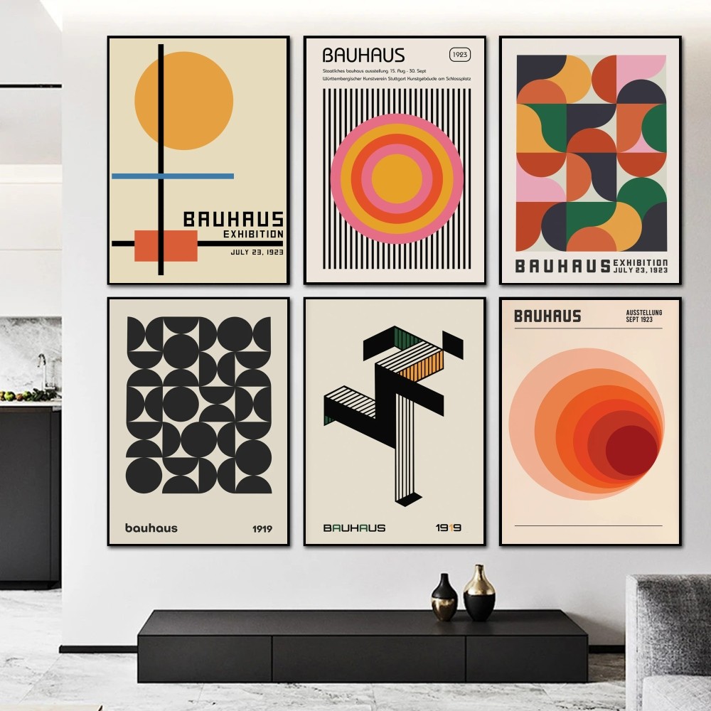 （2D Tin painting）Bauhaus Geome - огляд і ціна Home Decor Outside