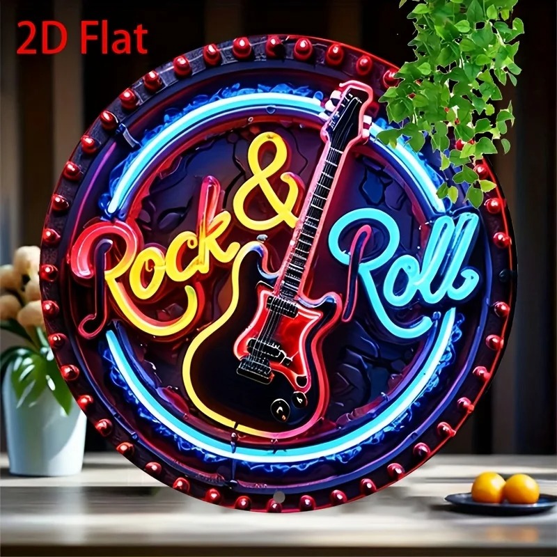 A Vintage Rock Neon Sign, 2Dfl - огляд і ціна Home Decor Outside