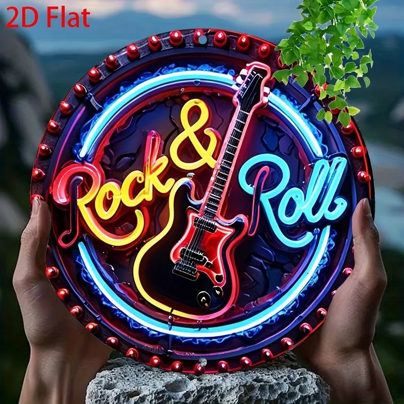 A Vintage Rock Neon Sign, 2Dfl - огляд і ціна Home Decor Outside