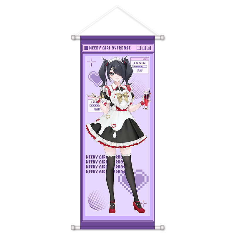 Rain Anime Poster Scroll NEEDY - огляд і ціна Home Decor Games Free