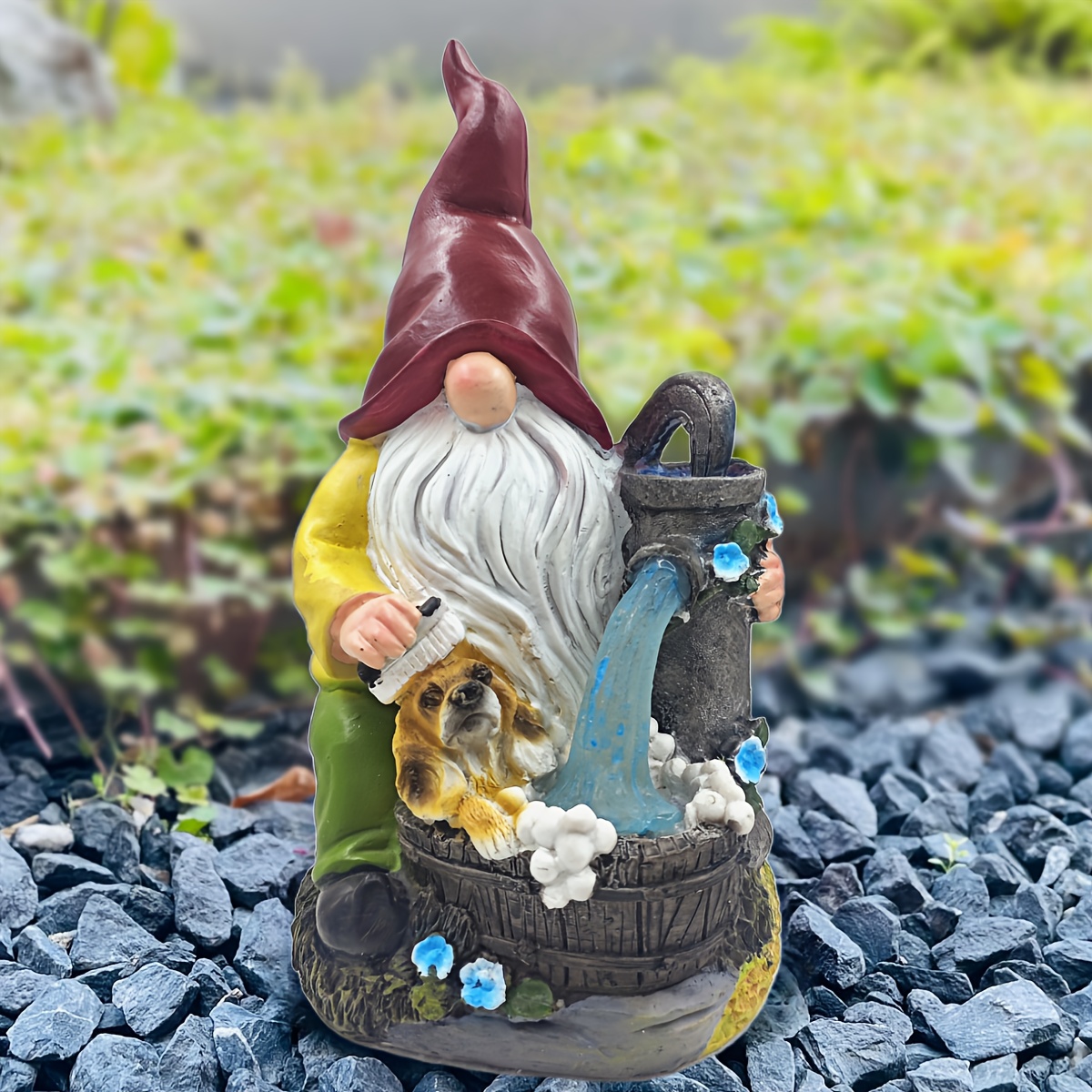 Solar Garden Outdoor Statue Li - огляд і ціна Home Decor Outside